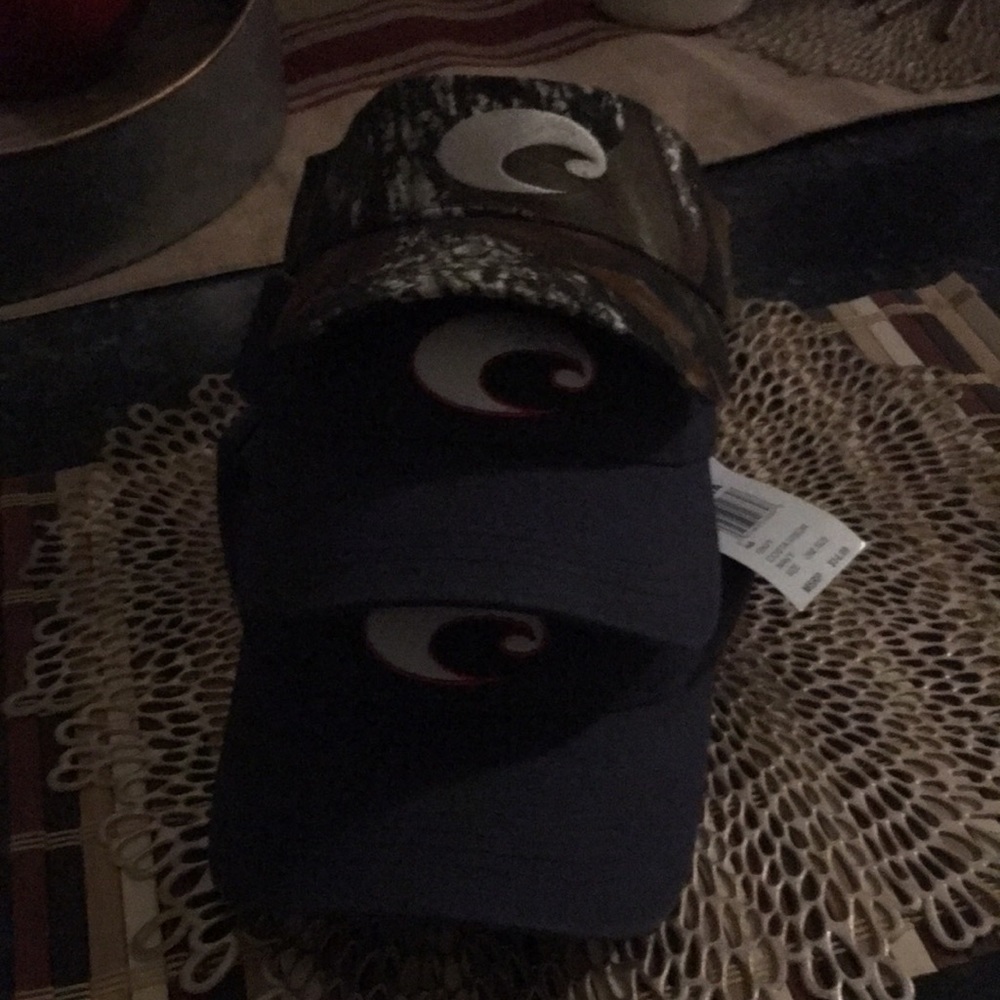Costa hats brand new with tags on 2 of them.